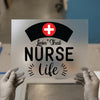Livin' That Nurse Life | DTF Transfer Ready to Press | Healthcare Heat Transfer