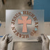 Jesus Highway to Heaven Cross | DTF Transfer Ready to Press | Faith Heat Transfer