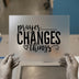 Prayer Changes Things | DTF Transfer Ready to Press | Script Heat Transfer