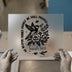 Isaiah 54:17 Bird & Flowers | DTF Transfer Ready to Press | Faith Heat Transfer