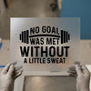 Gym Motivation Quote | DTF Transfer Ready to Press | Fitness Heat Transfer