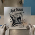 Aur Naur Yawning Cat | DTF Transfer Ready to Press | Humorous Pet Heat Transfer