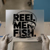 Reel Men Fish | DTF Transfer Ready to Press | Fishing Heat Transfer