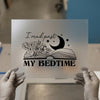 I Read Past My Bedtime | DTF Transfer Ready to Press | Cozy Moon Book Heat Transfer