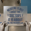 Medicine Patients Quote | DTF Transfer Ready to Press | Inspiring Medical Heat Transfer