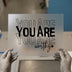 You Are Worthy DTF Transfer Ready to Press | Motivational Quote Heat Transfer