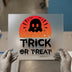 Halloween Ghost Trick or Treat | DTF Transfer Ready to Press | Spooky Heat Transfer