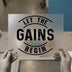 Let The Gains Begin | DTF Transfer Ready To Press | Fitness Heat Transfer