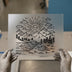 Mountain Lake Camp Scene | DTF Transfer Ready to Press | Outline Heat Transfer