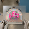 Inspiring Quote & Floral Rainbow | DTF Transfer Ready to Press | Empowering Heat Transfer
