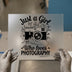 Just a Girl Who Loves Photography | DTF Transfer Ready to Press | Vintage Camera Heat Transfer