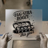 Egg-stra Boozy This Year | DTF Transfer Ready to Press | Retro Heat Transfer