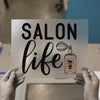 Salon Life Quote | DTF Transfer Ready to Press | Vintage Perfume Heat Transfer