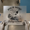 Pour Some Bunny a Drink | DTF Transfer Ready to Press | Humorous Heat Transfer