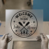 Welcome To Our Lake House | DTF Transfer Ready to Press | Rustic Heat Transfer