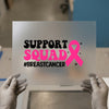 Support Squad #BreastCancer Awareness | DTF Transfer Ready to Press | Retro Heat Transfer