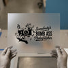 Bomb Ass Photographer | DTF Transfer Ready to Press | Vintage Camera Heat Transfer