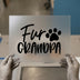Fur Grandpa Paw Print | DTF Transfer Ready to Press | Pet Lover Heat Transfer