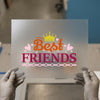 Best Friends Crown | DTF Transfer Ready to Press | Friendship Heat Transfer