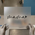 Mama Heart Script | DTF Transfer Ready to Press | Modern Calligraphy Heat Transfer