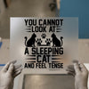 Sleeping Cat Quote | DTF Transfer Ready to Press | Humorous Heat Transfer