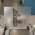 Oh How He Loves Us | DTF Transfer Ready to Press | Christian Heat Transfer