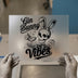 Gin Bunny Vibes Skeleton | DTF Transfer Ready to Press | Quirky Heat Transfer