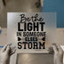 Be the Light DTF Transfer Ready to Press | Inspirational Heat Transfer