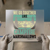 Campfire Marshmallows Quote | DTF Transfer Ready to Press | Retro Camping Heat Transfer