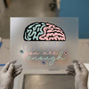 Continue You Are Enough Brain | DTF Transfer Ready to Press | Motivational Heat Transfer