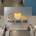 Peace Love Kind Bee Design | DTF Transfer Ready to Press | Cute Heat Transfer