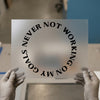 Goals Never Not Working | DTF Transfer Ready to Press | Motivational Heat Transfer