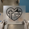 Faith Can Move Mountains | DTF Transfer Ready to Press | Christian Heat Transfer