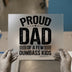 Proud Dad of Dumbass Kids | DTF Transfer Ready to Press | Humorous Heat Transfer