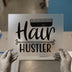 Hair Hustler Comb | DTF Transfer Ready to Press | Stylist Heat Transfer