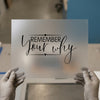 Remember Your Why Quote | DTF Transfer Ready to Press | Inspirational Heat Transfer