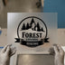 Forest Explorer Hiking DTF Transfer Ready to Press | Outdoor Adventure Heat Transfer