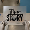 True Story Nativity | DTF Transfer Ready to Press | Christian Heat Transfer