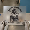 Love is in the Air, Try Not to Breathe | DTF Transfer Ready to Press | Retro Iron-On