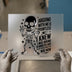 Sarcastic Skeleton DTF Transfer Ready to Press | Humorous Heat Transfer