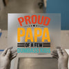Proud Papa of Dumbass Kids | DTF Transfer Ready to Press | Humorous Heat Transfer