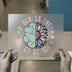 Progress Over Perfection Brain & Sunflower | DTF Transfer Ready to Press | Boho Heat Transfer