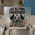 Cats Are Practical | DTF Transfer Ready to Press | Retro Cat Lover Heat Transfer