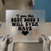 Best Boss Ever Quote | DTF Transfer Ready to Press | Retro Lettering Heat Transfer