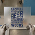Camping Without Beer | DTF Transfer Ready to Press | Retro Outdoor Heat Transfer