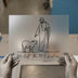 Religious Jesus & Lamb Line Art | DTF Transfer Ready to Press | Minimalist Heat Transfer