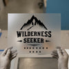 Wilderness Seeker DTF Transfer | Ready to Press | Outdoor Adventure Heat Transfer