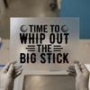 Golf Time To Whip Out The Big Stick | DTF Transfer Ready to Press | Humorous Heat Transfer