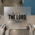 Religious Scripture 'Give Thanks' | DTF Transfer Ready to Press | Faith Heat Transfer