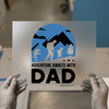 Adventure Awaits with Dad | DTF Transfer Ready to Press | Graphic Heat Transfer